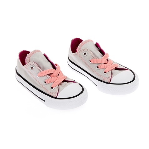 CONVERSE-Βρεφικά παπούτσια Chuck Taylor All Star Double T γκρι