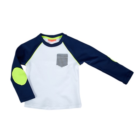 SUNUVA-Παιδική μπλούζα για την παραλία SUNUVA λευκή-μπλε