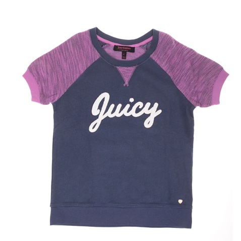 JUICY COUTURE KIDS-Κοριτσίστικη μπλούζα JUICY COUTURE PULLOVER μοβ