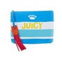 JUICY COUTURE-Πορτοφόλι-τσαντάκι Juicy Couture μπλε-λευκό