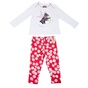JUICY COUTURE KIDS-Βρεφικό σετ Juicy Couture φούξια-λευκό