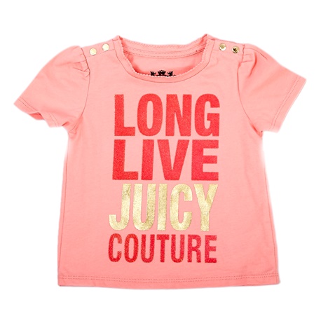 JUICY COUTURE KIDS-Βρεφική μπλούζα Juicy Couture ροζ