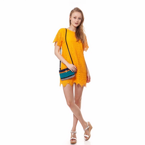 JUICY COUTURE-Γυναικείο φόρεμα Juicy Couture κίτρινο