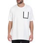 NIKE-Κοντομάνικη μπλούζα με τσέπη Nike λευκή 