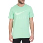 NIKE-Κοντομάνικη μπλούζα Nike πράσινη με στάμπα 