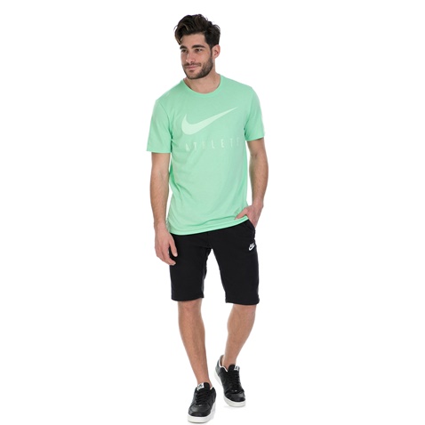 NIKE-Κοντομάνικη μπλούζα Nike πράσινη με στάμπα 