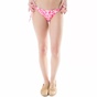JUICY COUTURE-Μπικίνι μαγιό κλασικό wild at heart tie side Juicy Couture ροζ- λευκό