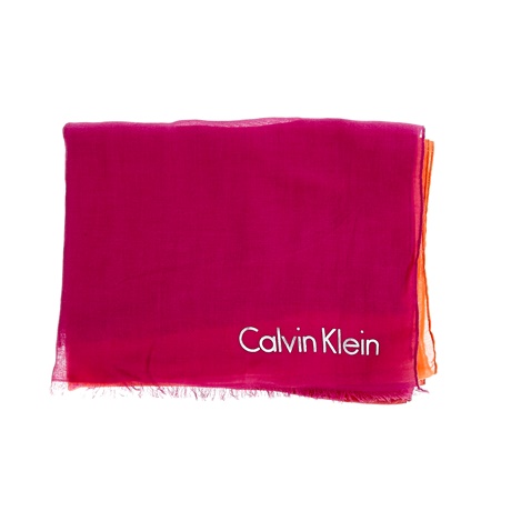 CALVIN KLEIN JEANS-Φουλάρι Calvin Klein Jeans φούξια-πορτοκαλί