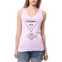 GUESS-Γυναικεία μπλούζα Guess λευκή-ροζ