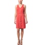 CALVIN KLEIN JEANS-Γυναικείο φόρεμα Calvin Klein Jeans κοραλί-κόκκινο