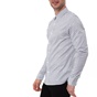 CALVIN KLEIN JEANS-Ανδρικό πουκάμισο Calvin Klein Jeans μαύρο-λευκό
