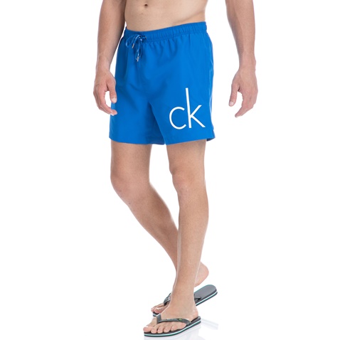 CK UNDERWEAR-Ανδρικό μαγιό CK UNDERWEAR μπλε