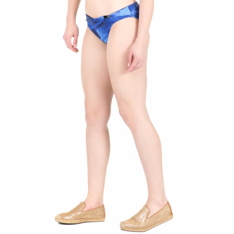 CK UNDERWEAR-Γυναικείο σλιπ μπικίνι CK Underwear BELTED FULL μπλε
