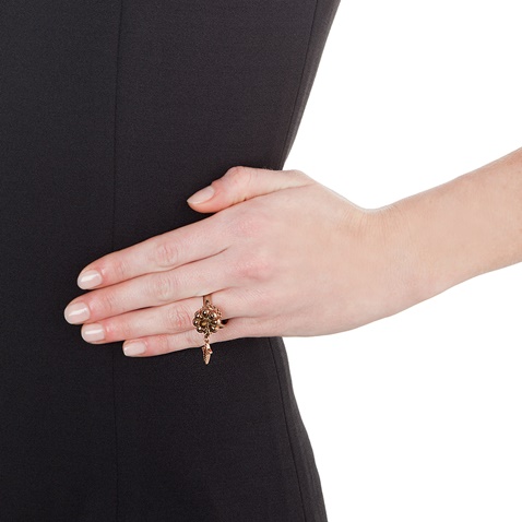 FOLLI FOLLIE-Γυναικείο δαχτυλίδι FOLLI FOLLIE επάργυρο   