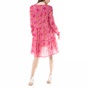 SCOTCH & SODA-Φόρεμα SCOTCH & SODA ροζ με φλοράλ μοτίβο 