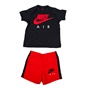 NIKE-Βρεφικό σετ Nike μαύρο-κόκκινο