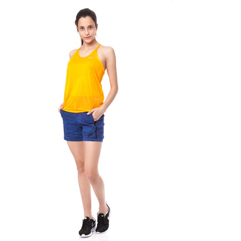 NIKE-Γυναικεία αθλητική μπλούζα Nike κίτρινη-πορτοκαλί