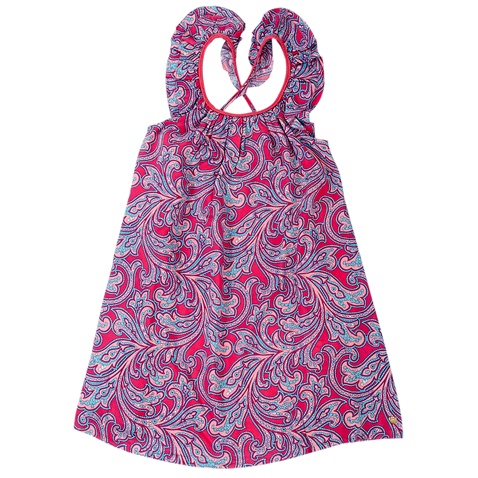 JUICY COUTURE KIDS-Παιδικό φόρεμα Juicy Couture φούξια-μωβ