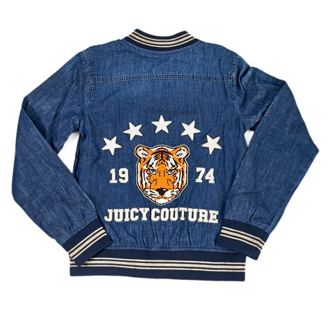 JUICY COUTURE KIDS-Παιδικό τζάκετ Juicy Couture μπλε