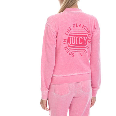 JUICY COUTURE-Γυναικεία ζακέτα JUICY COUTURE ροζ