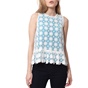 JUICY COUTURE-Γυναικεία μπλούζα Juicy Couture λευκή-μπλε