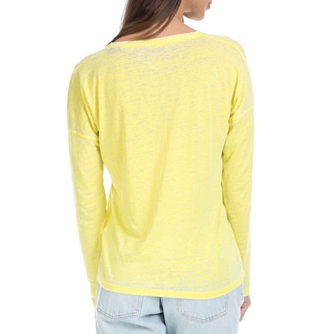 GUESS-Γυναικεία μπλούζα NEW MYER GUESS κίτρινη 