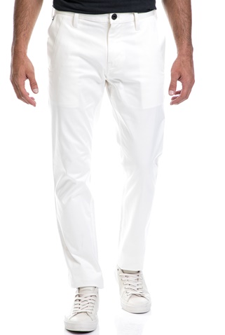 G-STAR RAW-Ανδρικό παντελόνι G-STAR RAW λευκό