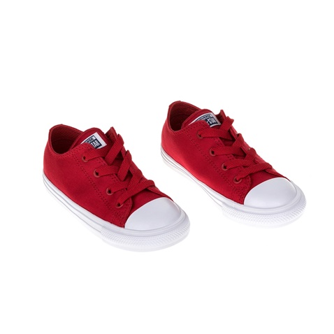 CONVERSE-Βρεφικά παπούτσια Chuck Taylor All Star II Ox κόκκινα