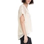 SCOTCH & SODA-Γυναικεία διπλή μπλούζα MAISON SCOTCH εκρού  