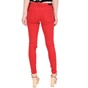 SCOTCH & SODA-Γυναικείο παντελόνι SCOTCH & SODA La Parisienne Zip - La Luna κόκκινο