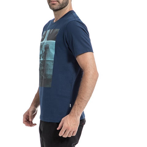 CONVERSE-Ανδρική μπλούζα CONVERSE μπλε 