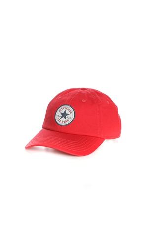 CONVERSE-Unisex καπέλο CONVERSE CORE CAP κόκκινο
