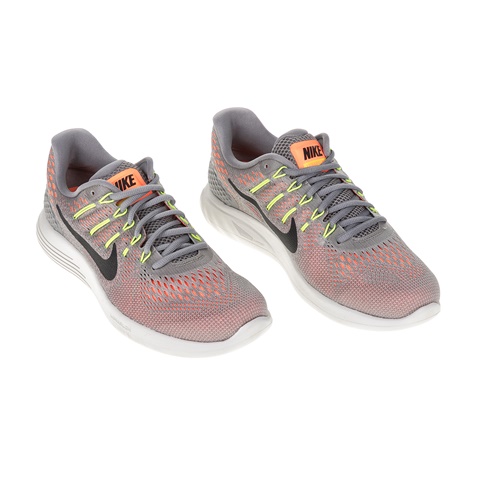 NIKE-Ανδρικά παπούτσια για τρέξιμο NIKE LUNARGLIDE 8 γκρι-πορτοκαλί 
