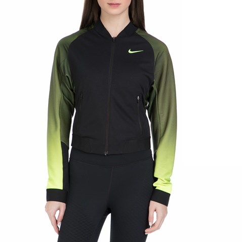 NIKE-Γυναικεία αθλητική ζακέτα για τένις Nike PREMIER μαύρη - κίτρινη