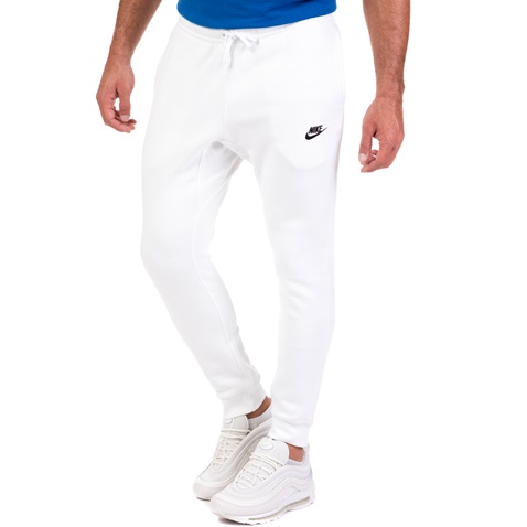 NIKE-Ανδρικό παντελόνι φόρμας Nike Sportswear CLUB JGGR BB λευκό