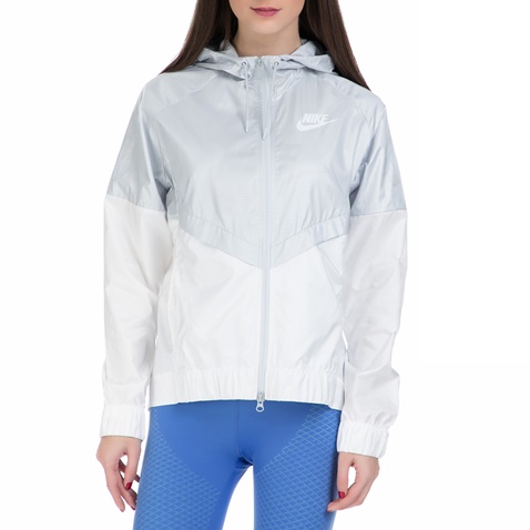 NIKE-Γυναικείο μπουφάν Nike Sportswear Windrunner λευκό