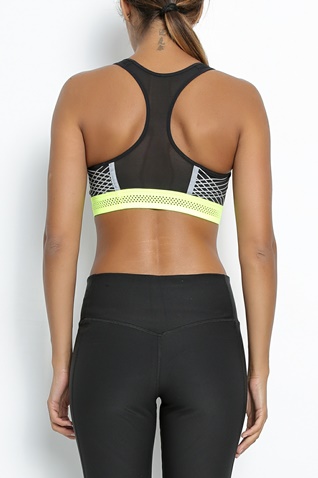 NIKE-Γυναικείο αθλητικό μπουστάκι Nike PRO FIERCE REFLECTIVE μαύρο