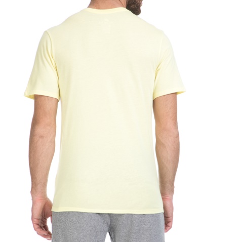 NIKE-Ανδρικό T-shirt ΝΙΚΕ NSW TEE CLUB EMBRD FTRA κίτρινο