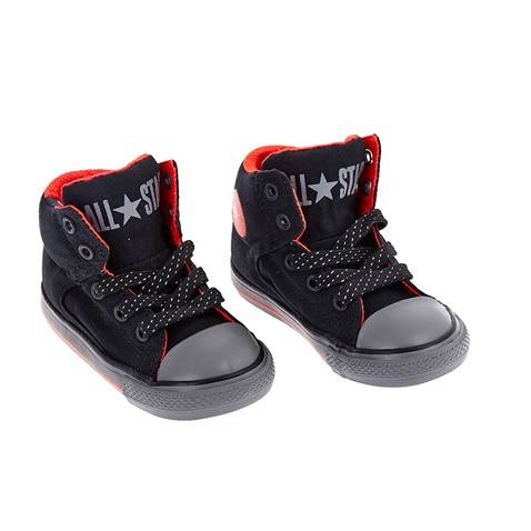 CONVERSE-Βρεφικά παπούτσια Chuck Taylor All Star High Str μαύρα