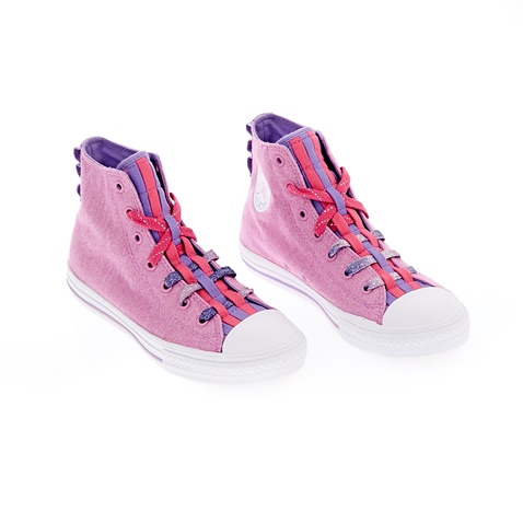 CONVERSE-Παιδικά παπούτσια Chuck Taylor Loopholes Hi ροζ