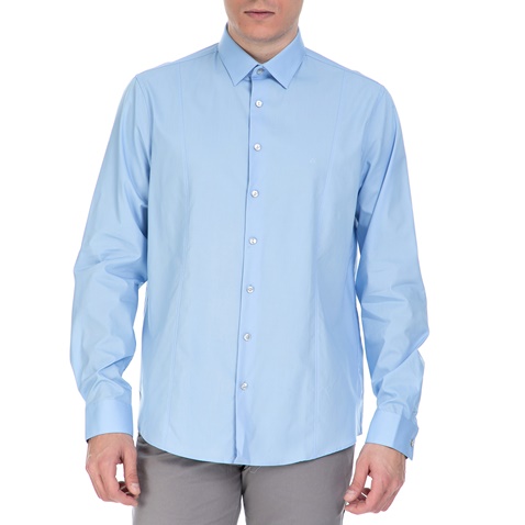 CK-Ανδρικό πουκάμισο CK Bari γαλάζιο 
