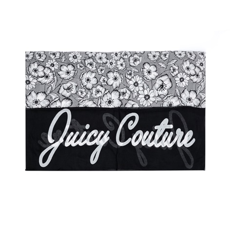 JUICY COUTURE-Γυναικείο φουλάρι JUICY COUTURE γκρι-μαύρο        