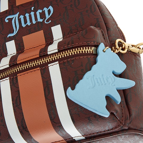 JUICY COUTURE-Γυναικεία τσάντα Juicy Couture καφέ