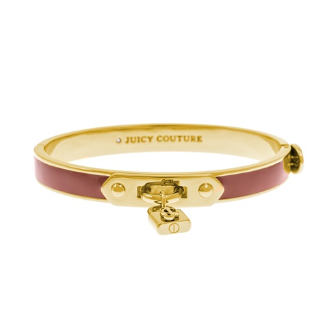 JUICY COUTURE-Βραχιόλι JUICY COUTURE καφέ-χρυσό