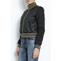 JUICY COUTURE-Γυναικείο jacket διπλής όψης JUICY μαύρο-χρυσό