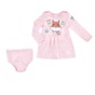 JUICY COUTURE KIDS-Βρεφικό φόρεμα JUICY COUTURE KIDS ροζ      
