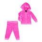 JUICY COUTURE KIDS-Βρεφικό σετ JUICY COUTURE KIDS ροζ   
