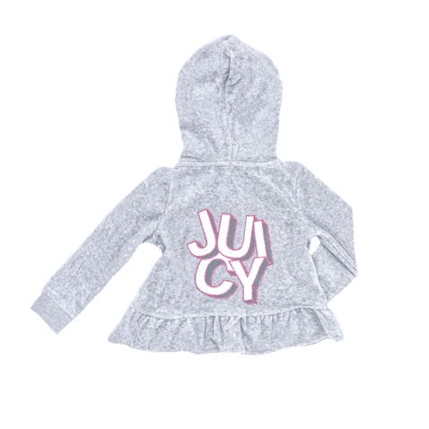 JUICY COUTURE KIDS-Βρεφικό σετ JUICY COUTURE KIDS γκρι  