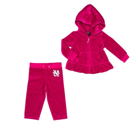 JUICY COUTURE KIDS-Βρεφικό σετ JUICY COUTURE KIDS κόκκινο          