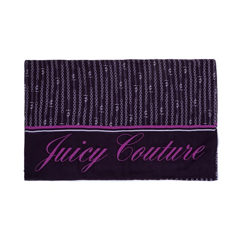 JUICY COUTURE-Γυναικείο φουλάρι JUICY COUTURE μοβ  